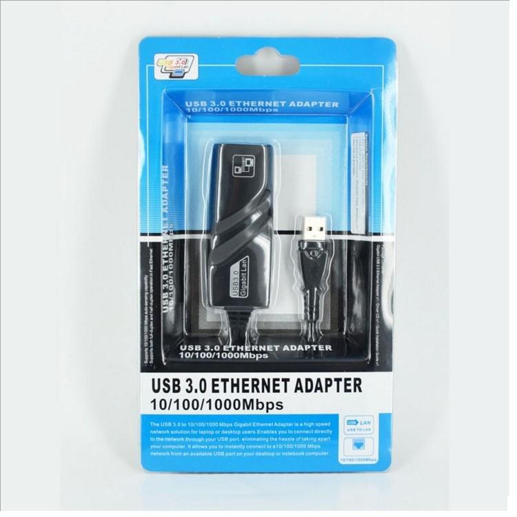 3,0-гигабитный USB-сетевой адаптер RJ45 для ПК и планшета