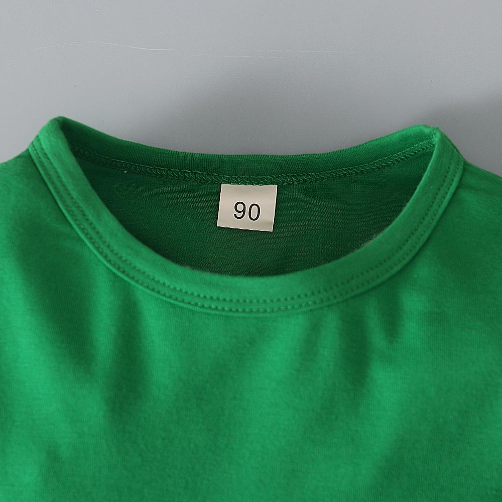 Рождественская зеленая рубашка для маленьких девочек + брюки + повязка на голову, комплект из 3 предметов, одежда для детей 1–6 лет