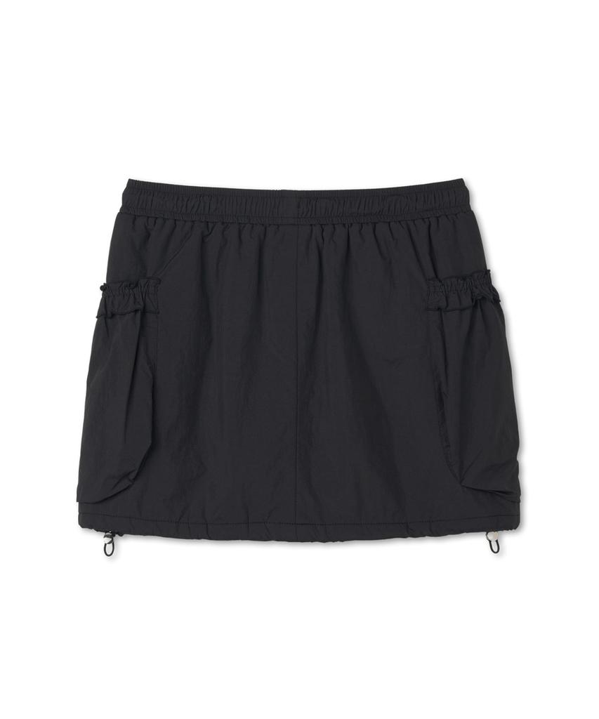 GROVE Grvr Sports_Frill Banding Skirt_Black