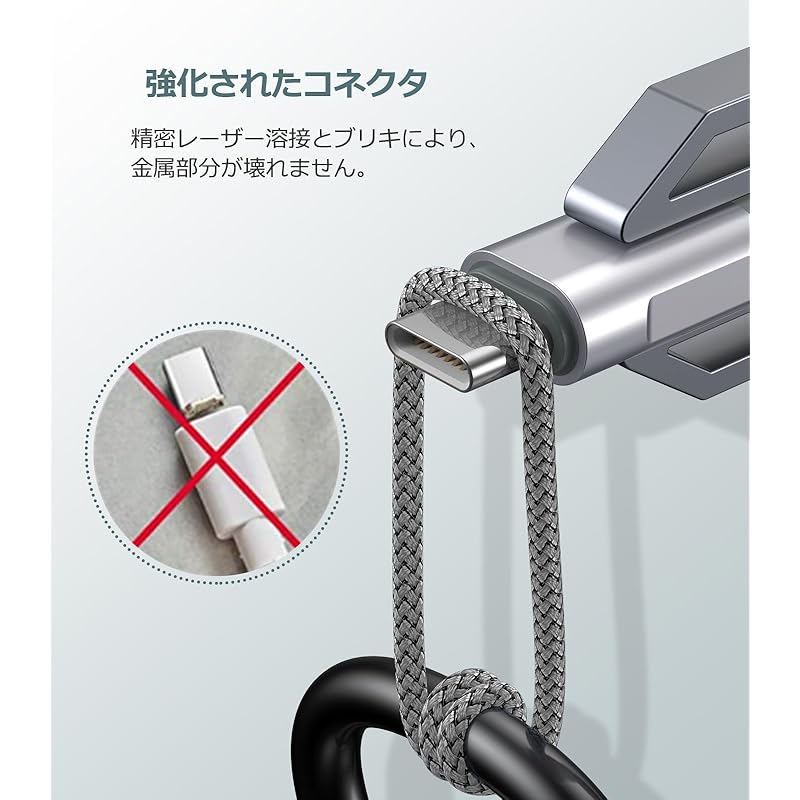 USB Type C Cable [1m+3m/set of 2] Sweguard USB-A & USB-C Cable [3.1A QC3.0 Compatible Fast Charging] Type C Charging Cable Iphone 16/iPhone 15 Pro