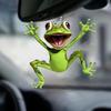 1/2/3/4/5 шт. 2D акриловая лягушка подвесное украшение с цепочкой из бусин, подвеска-шарм для подвешивания на зеркало заднего вида автомобиля, аксессуар для интерьера автомобиля