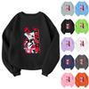 Children's Fashionable Lightweight Long-sleeved Round Neck Pullover With Pockets Printed Pullover
