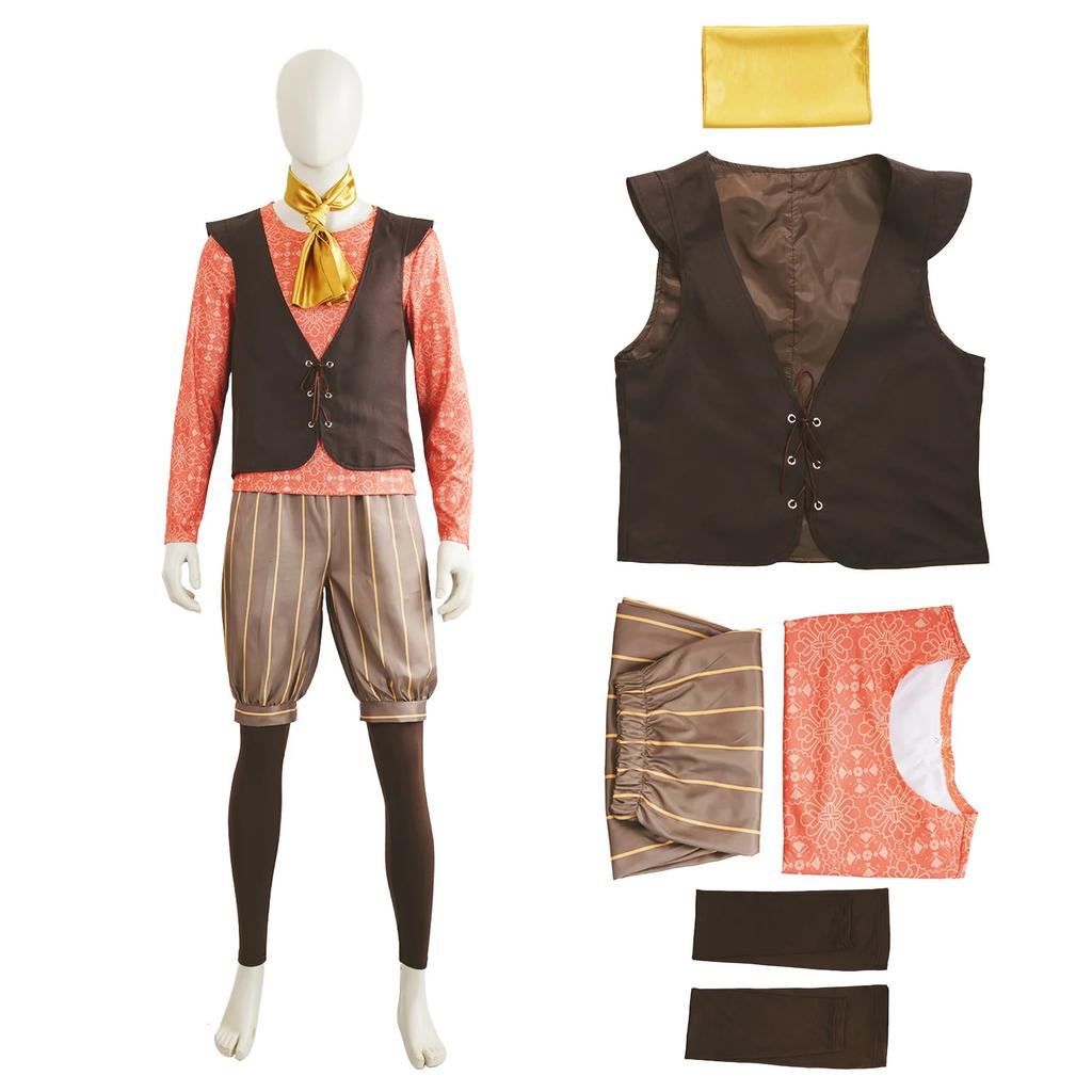 Anime Movie Shrek Cosplay Costume Outfits King Dwarf Captain Play Uniform Halloween Party Carnival Suit For Adult Men