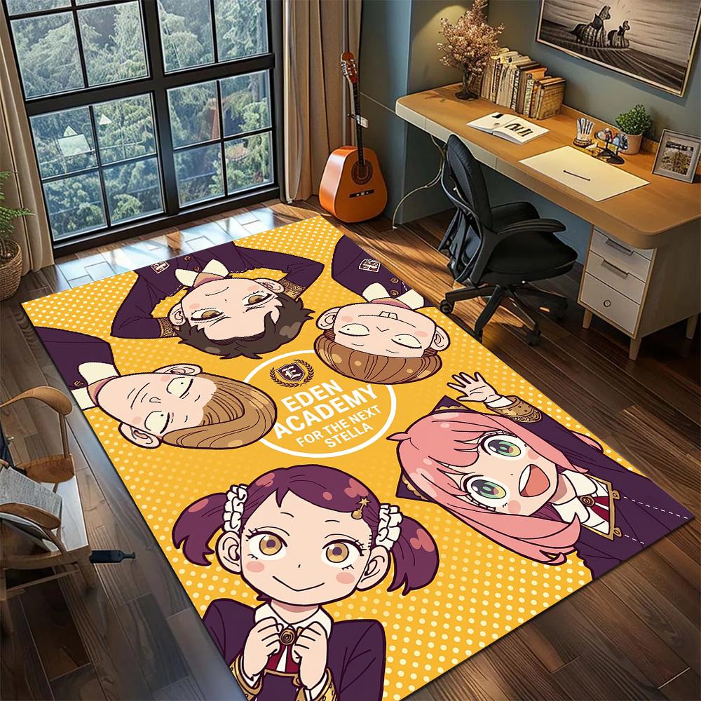 SPY×FAMILY Carpet Floor Mat Home Room Decor Washable Non Slip Large Area Gamer Bedroom YUN6512