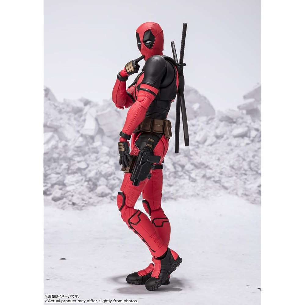 НАРОДЫ ТАМАШИИ SH. Фигурки Figuarts Дэдпул и Росомаха, 155 мм, ПВХ, АБС, Окрашенные, Подвижные, Коллекционные