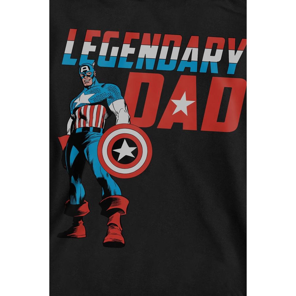 Captain America Унисекс взрослая толстовка «Легендарный папа»