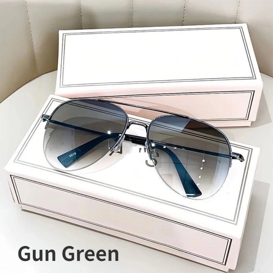 2024 модные мужские новые крутые солнцезащитные очки персонализированные женские солнцезащитные очки для вождения и езды на велосипеде солнцезащитные очки-пилоты