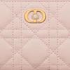 Dior Jolie Dahlia CD Logo Snap Closure Lambskin Wallet Women Wallet Light-Pink S3113UNJB-M413