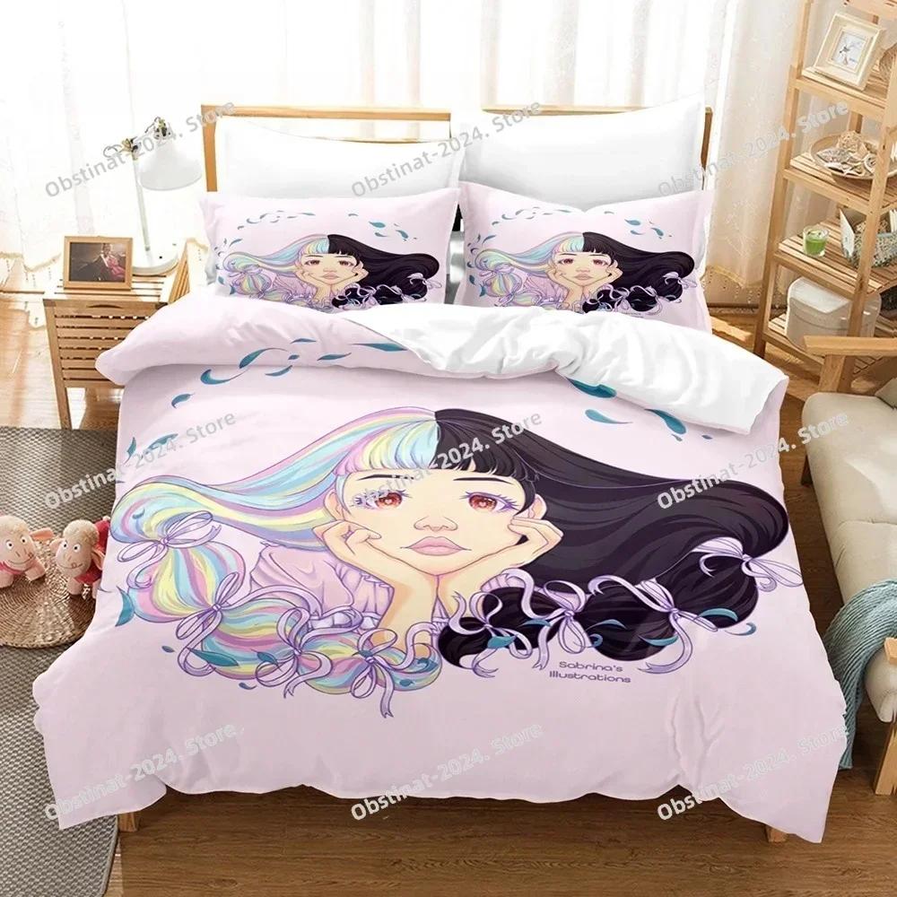 Melanie Martinez Merch Bedding Set Single Twin Full Queen King Size Bed Set Aldult Kid Bedroom Duvetcover Sets bed set Cxg