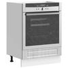 VidaXL Oven Cabinet Porto Sonoma Grey Engineered Wood 854003