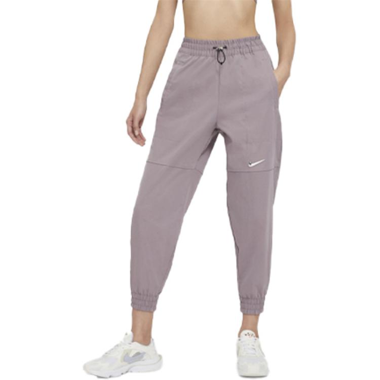Nike Спортивные брюки женские фиолетовые умеренные CZ8910-531