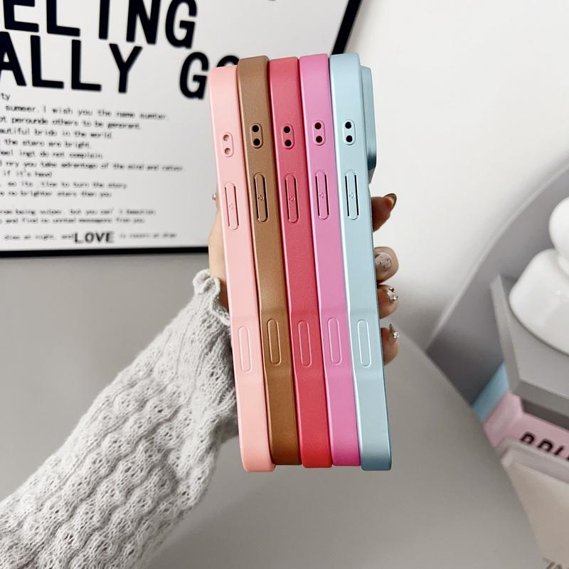 Для iPhone 17 Pro Max Чехол Роскошный Гибридный PC+PU Кожа Матовый Противоскользящий Задний Чехол для Телефона Для iPhone 16 15 14 13 Pro Max