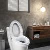 Raised Toilet Seat with Lid 300 Lbs Heavy Duty Elevated Toilet Seat with Tightening Clamps Raised