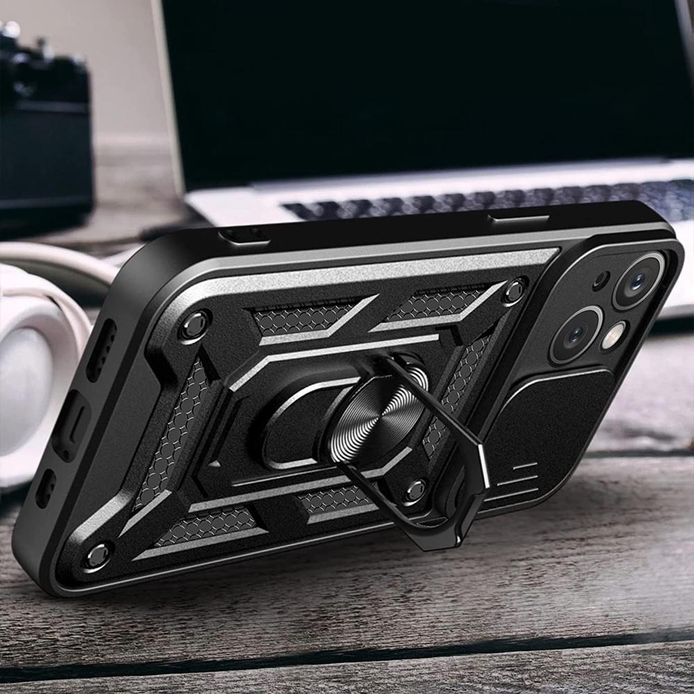 Etui Alogy Camshield Stand Ring Z Osłonką Na Aparat Do Apple Iphone 14 Plus