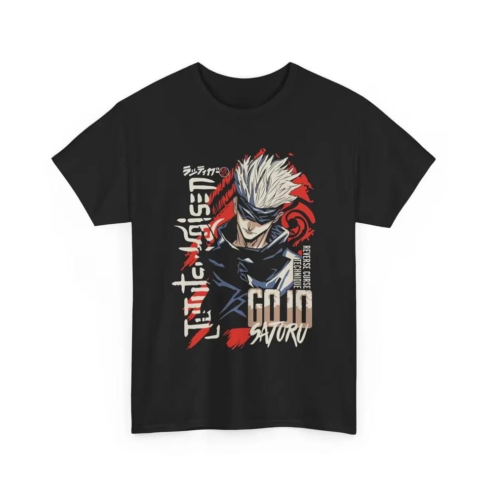 2026 New Spell Defense Five Reverse Spells Mens and Womens Anime Style Fashionable Comfortable Casual ShortSleeved TShirt