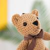 Plush Stuffed Bear 16cm Stuffed Animal Toy Birthday Gift Pineapple Bear Doll Keychain