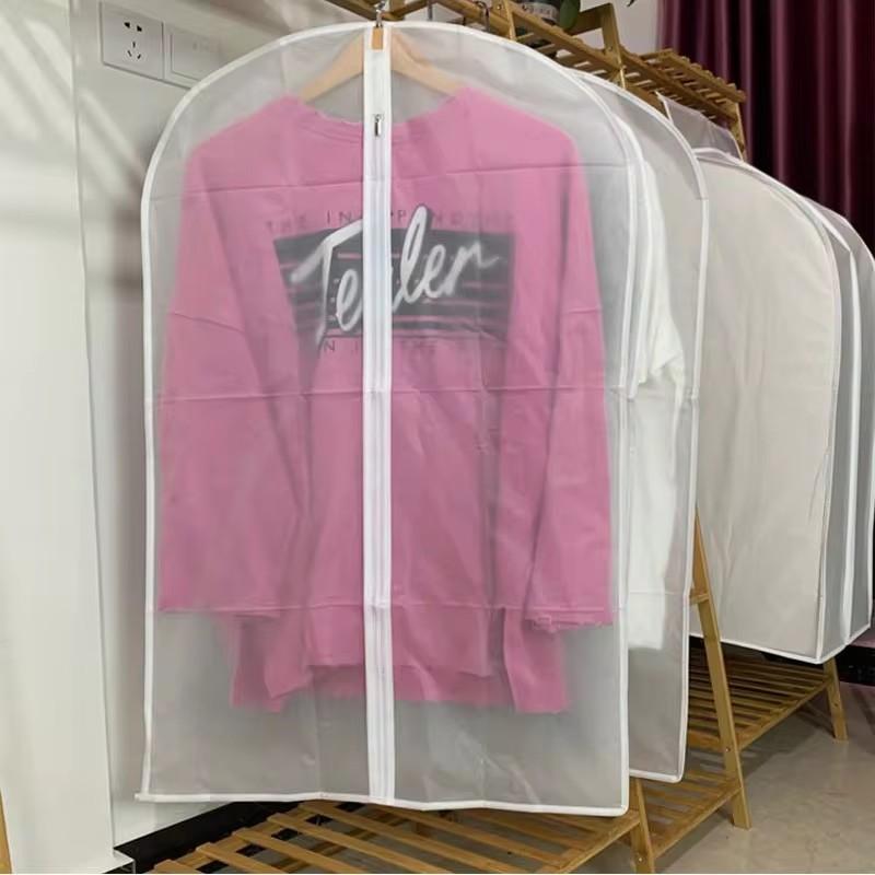 1 шт. PEVA прозрачный чехол для одежды, пылезащитный чехол для домашнего пальто, костюма, пылезащитный чехол для одежды, пылезащитная сумка-органайзер