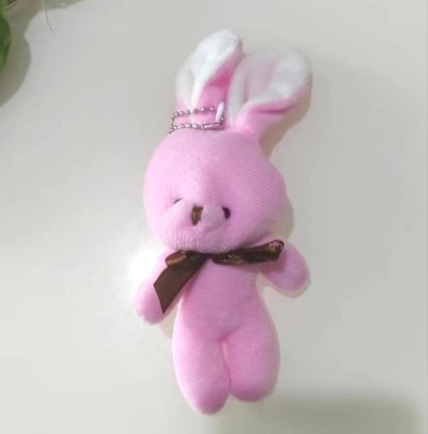 12cm Teddy Bear Doll Cute Animal Bear Plush Toy For Girl Kawaii Mini Stuffed Doll Keychain Bag Pendent Children Party Small Gift