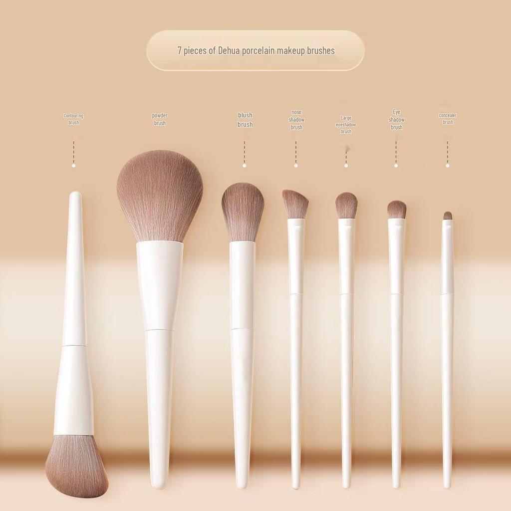 Набор из 12 кистей для макияжа для начинающих: Кисти с мягкой щетиной для теней, румян, пудры и контуринга