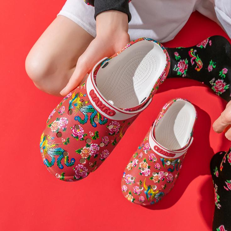 Обувь Red Hole для женщин, пляжная, садовая, сандалии для отдыха на открытом воздухе с носками, повседневные сандалии для мужчин