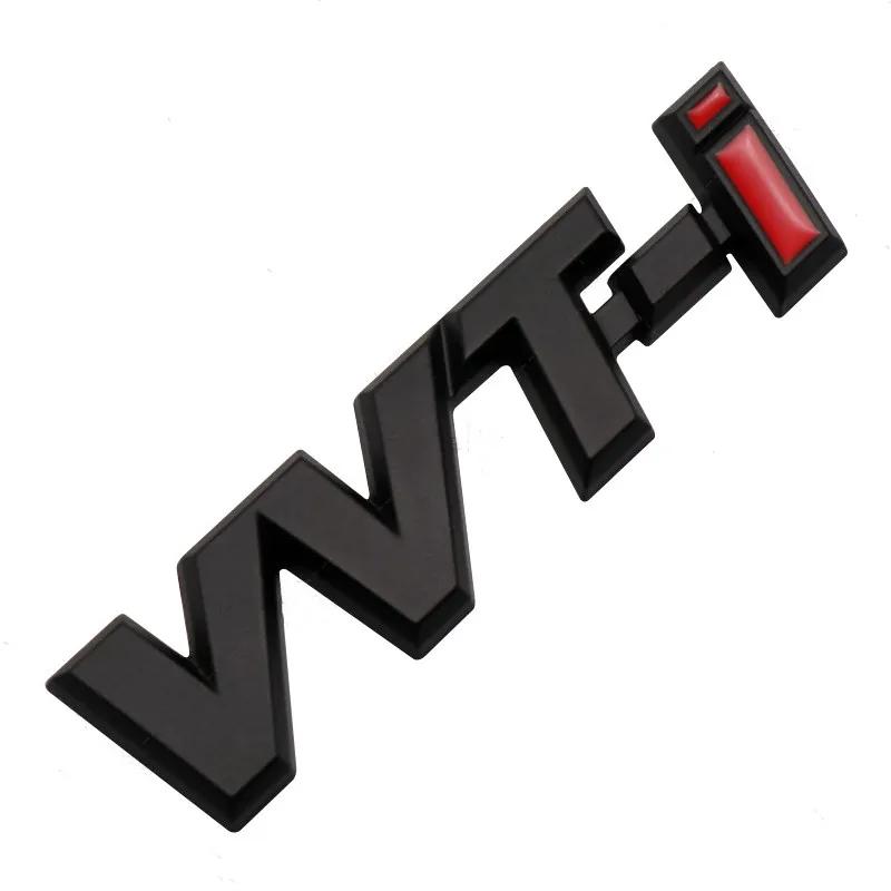 3D Металлическая Буква Логотип VVTi Эмблема на Крыло Автомобиля Значок на Задний Багажник Для Toyota Camry Corolla Yaris RAV4 Auris VVT I Наклейка Аксессуары