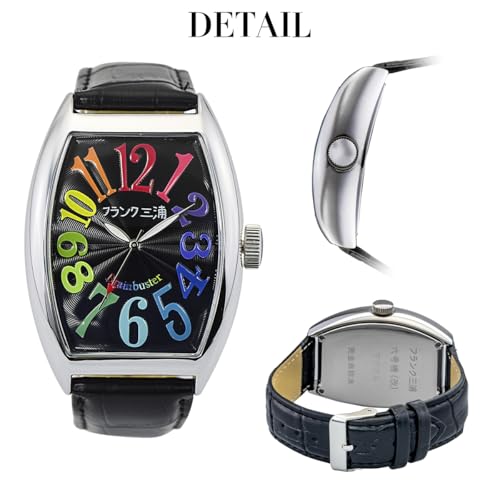 Frank Miura Watch Long Wallet Set No. 6 Good Luck Wealth Gold Mens Womens (Rainbow Black/Crazy)