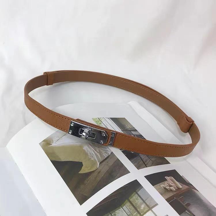 Двусторонний регулируемый эластичный тонкий ремень с пряжкой - универсальный аксессуар для летнего платья для женщин