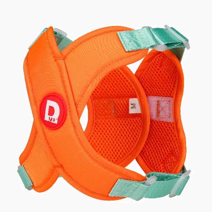 Respirável Pet Harness Vest para cães pequenos e médios, arreios reflexivos, colarinho, Chihuahua Pug, pulseira no peito, Teddy Walking