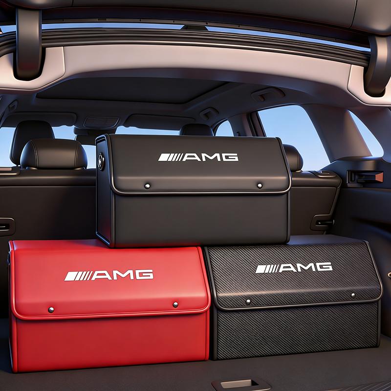 Car Trunk Storage Box Portable Travel Organizer Tools Box For Mercedes Benz AMG W203 W206 W220 W205 W211 W212 W201 W168 W169 GLC BA3