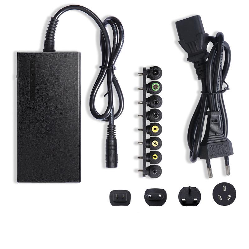 Универсальный адаптер для ноутбука 96 Вт светодиодное зарядное устройство Регулируемый блок питания 8 съемных вилок для ноутбуков Dell HP Toshiba Acer Asus