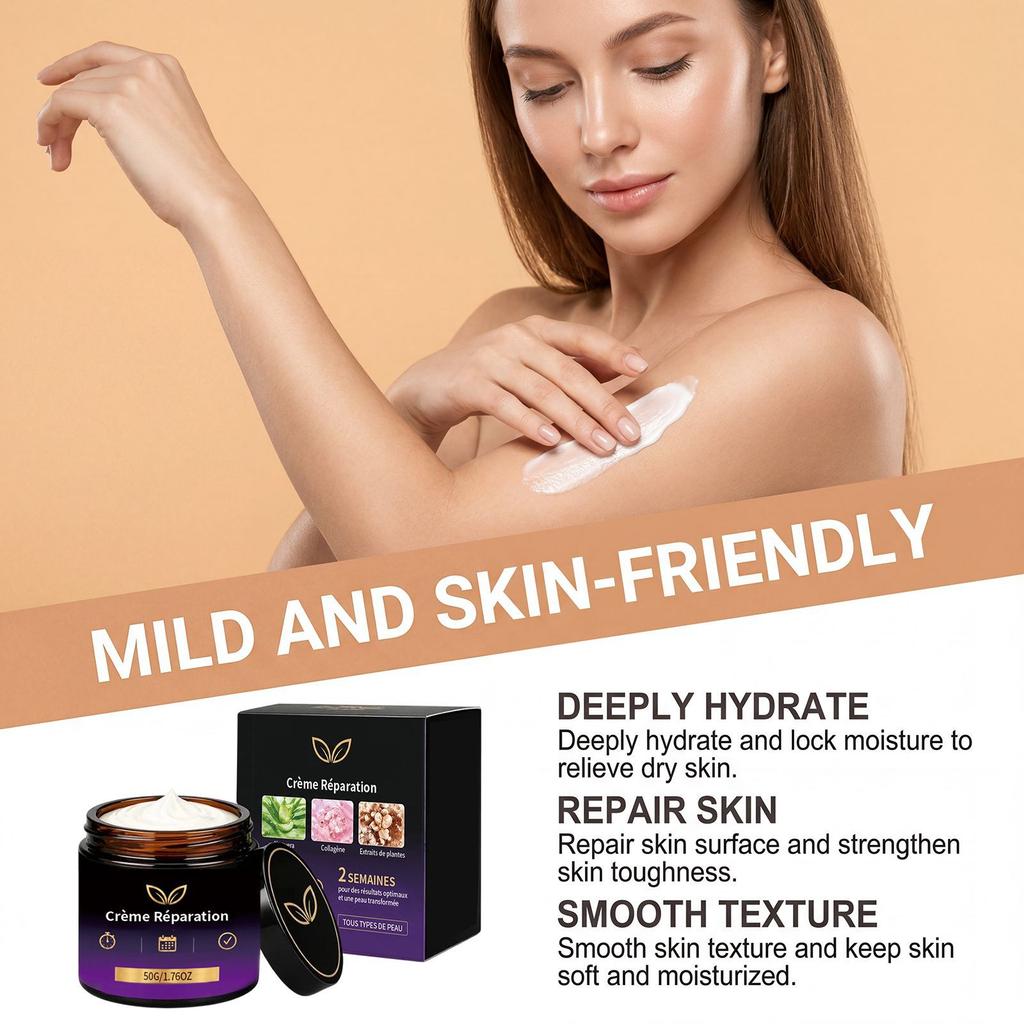 Gentle Moisturizing Body Care Cream Non-Greasy Lightweight Daily Use for All Skin Types