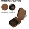 Compact Lightweight Travel Headphone Storage Case Women Men Wireless Earphones Earbud Protective Zipper Carrying Pouch with Keychain