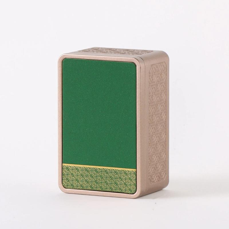 Airtight Smell Proof Herb Storage Container: Stainless Steel Mini Tea Cans Coffee Box