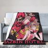 Hazbins Hotels Alastor and Lucifer  Blanket Coral Fleece Plush Summer Demon Super Warm Throw Blankets for Sofa Car Rug Piece
