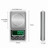 Портативные цифровые весы Весы для золотых украшений Мини-карманные цифровые весы Профессиональные точные электронные весы Прецизионные весы