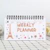 Notebook Up-turning Student Notebook Cartoon Weekly Planning Tearable Schedule Book