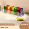 Flower Tea Bag Storage Box Transparent Display Box 8-Grid Classification Box Multi Functional Desktop Organizing Tool