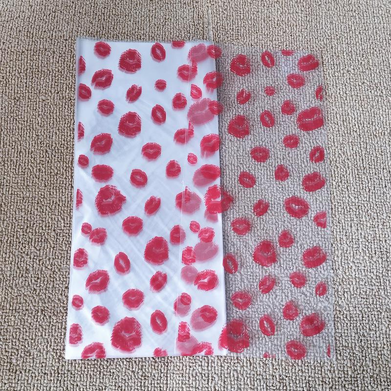 Valentine's Day Colorful Transparent OPP Cellophane Candy Bags