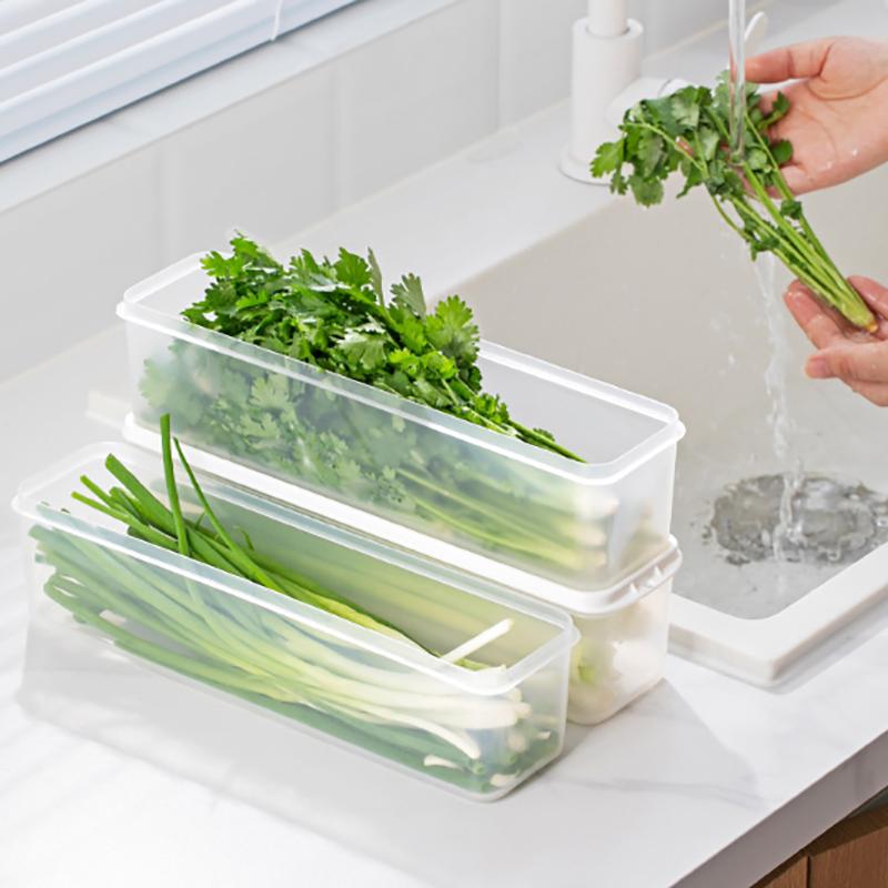 Ящики для хранения в холодильнике, коробка для свежих овощей и фруктов, контейнер для пищевых продуктов, холодильный органайзер Crisper Sealed Fridge Organizer