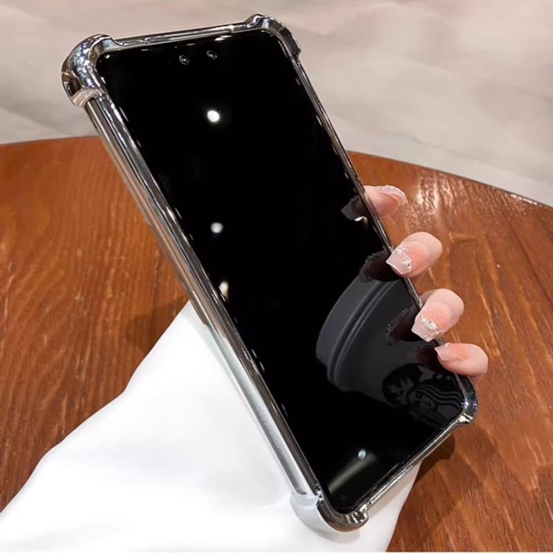Чехол-подставка с блестками и зеркалом для Samsung S25FE A56 A36 A17 A07 A26 A25 A55 A54 A35 A34 A15 A14 A73 A06 Противоударный Мягкий чехол