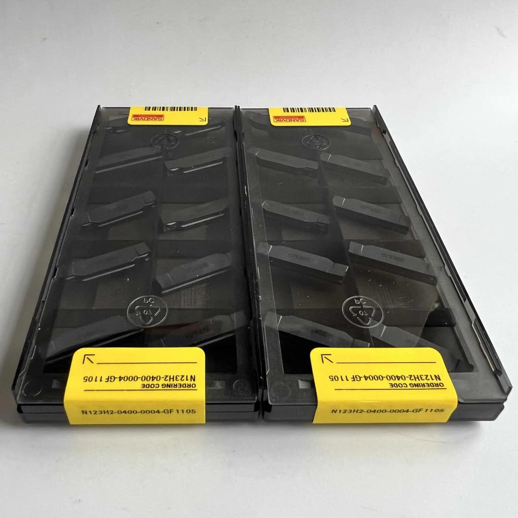 Original Sandvik / N123H2-0400-0004-GF 1105 / CNC lathe carbide blade 10 Pcs