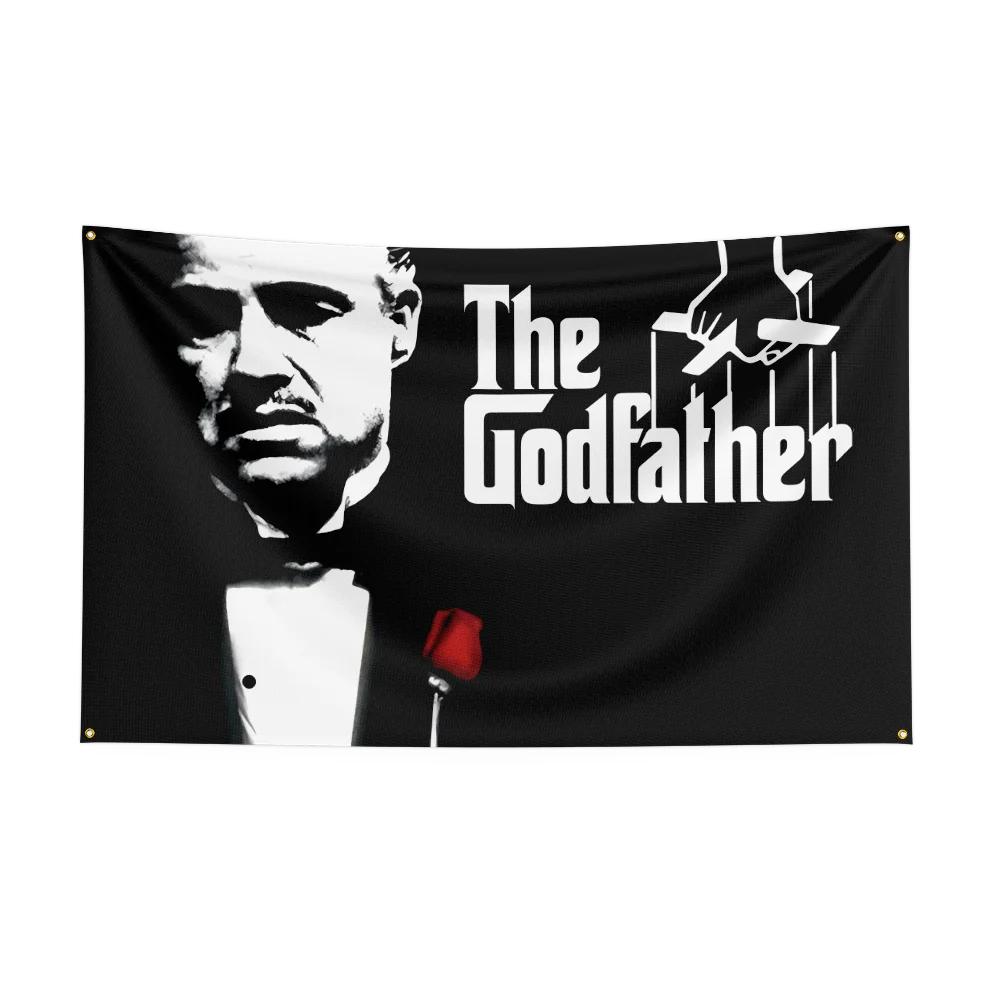 3x5 Ft Tthe godfathers Plays Flag Classic Movie Flag Wall Hanging Banner Decor Movie Poster