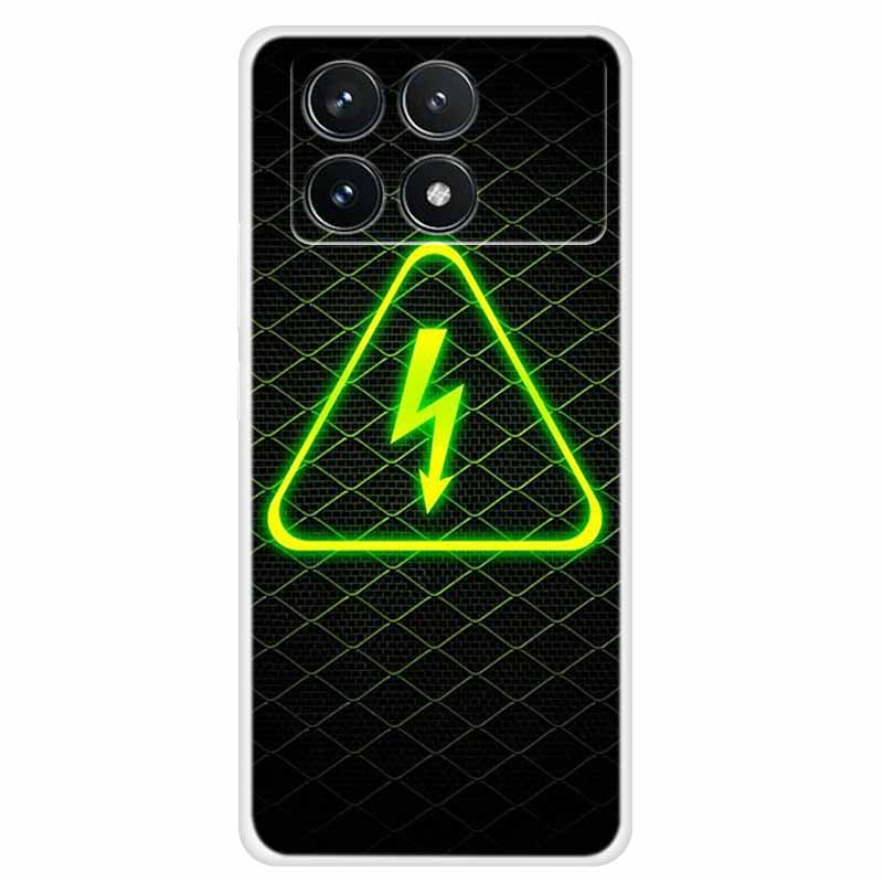Clear Cover For Xiaomi Poco F6 Pro Case 2024 Paint Soft Silicone TPU Back Cases For Xiaomi Poco F6 Pro 5G Phone Cover Capa Coque