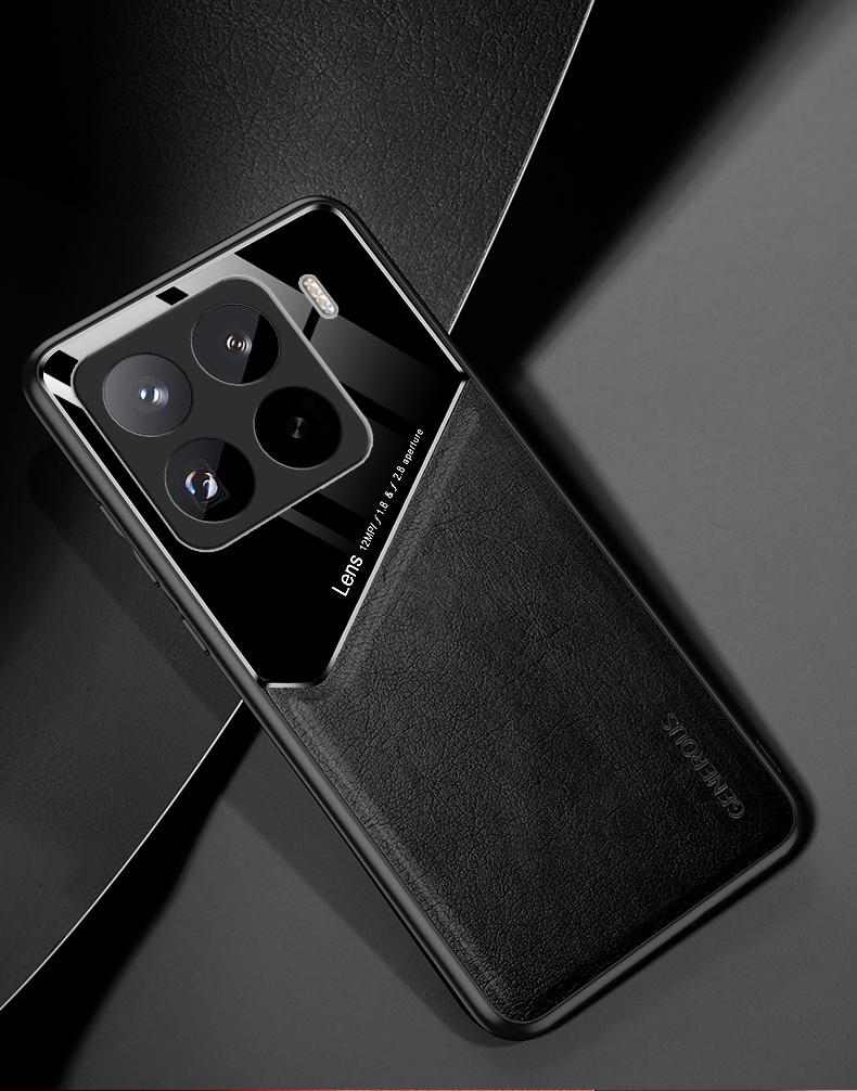 Чехол для Xiaomi Mi 15T Pro, Роскошный чехол-накладка с магнитом и текстурой мягкой кожи для корпуса телефона Xiaomi Mi 15T 14T Pro
