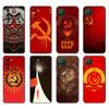 Черный чехол из ТПУ для Huawei P30 Lite P30 Pro P40, чехол для Huawei P40 LITE EP Smart 2020, чехол Советский Союз, СССР, гранж-флаг