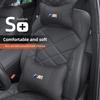 Car Leather Neck Pillow Lumbar Support Cushion Set Accessories For BMW G80 G06 G07 G42 G14 G15 G16 F82 F20 F21 F83 M2 M3 M4 M5 M
