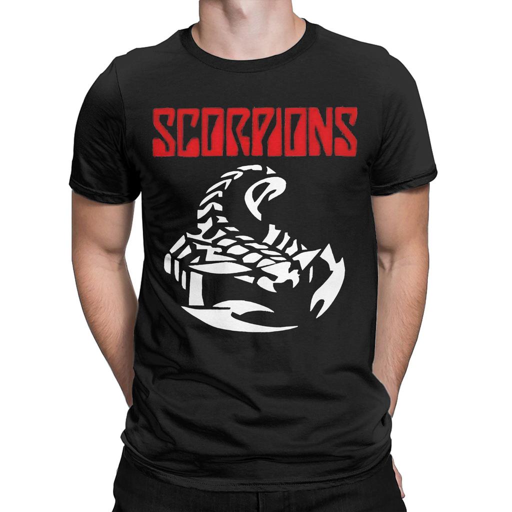 Scorpion Band Logo Merch Unisex T Shirts 100% Cotton Tee Новое поступление Футболка Одежда
