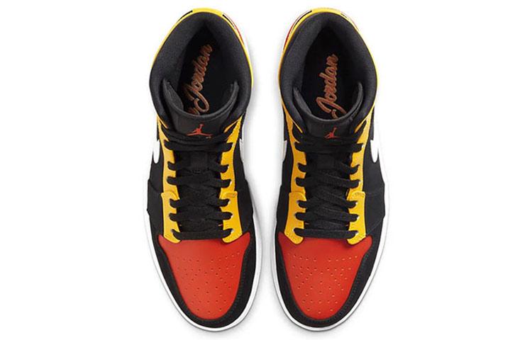 Jordan 1 Черный с оранжевым 852542-087