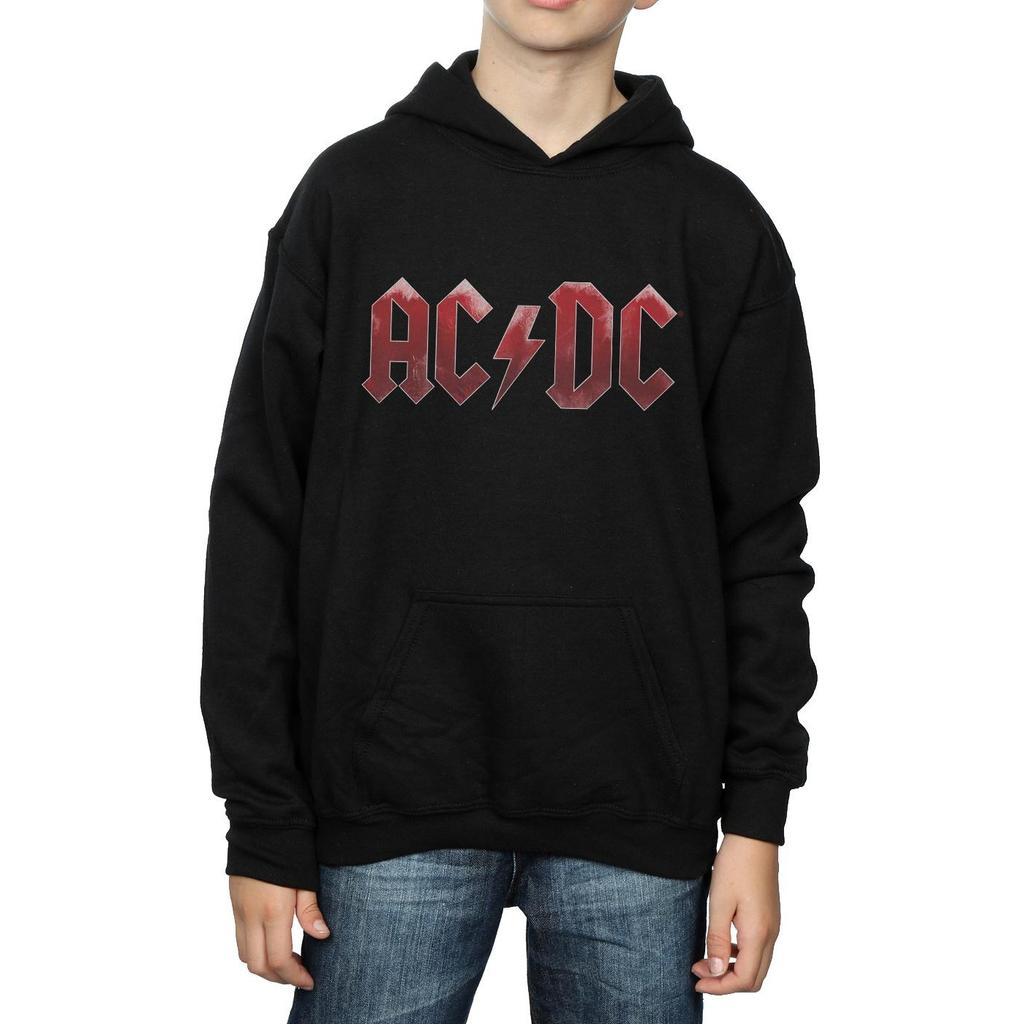 AC/DC Boys Red Ice Logo Hoodie