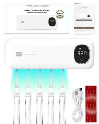 Зубная щетка УФ-зубная щетка Автоматическая стерилизация USB ПортативныйBio Часы [Под наблюдением стоматолога] Стерилизатор, Стерилизация, Сушка, Настенный держатель,